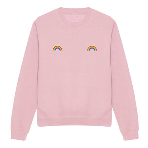 Pride Rainbow Nipple LGBTQ+ Pride Sweatshirt