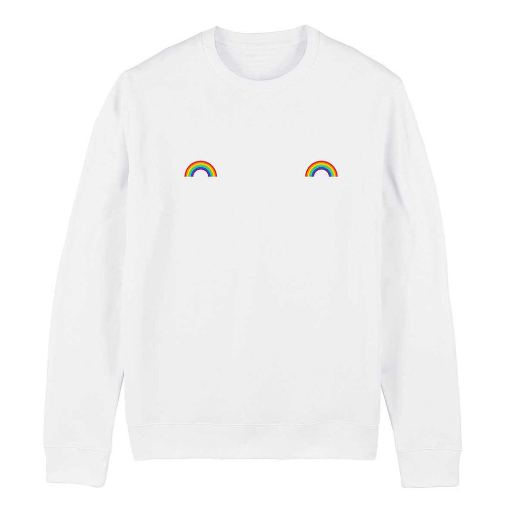 Pride Rainbow Nipple LGBTQ+ Pride Sweatshirt