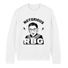 Load image into Gallery viewer, Notorious RBG Feminist Sweatshirt