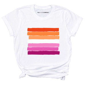 Lesbian Pride Flag LGBTQ+ Pride T-Shirt