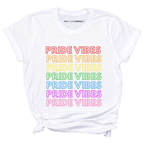 Pride Vibes Retro LGBTQ+ Pride T-Shirt
