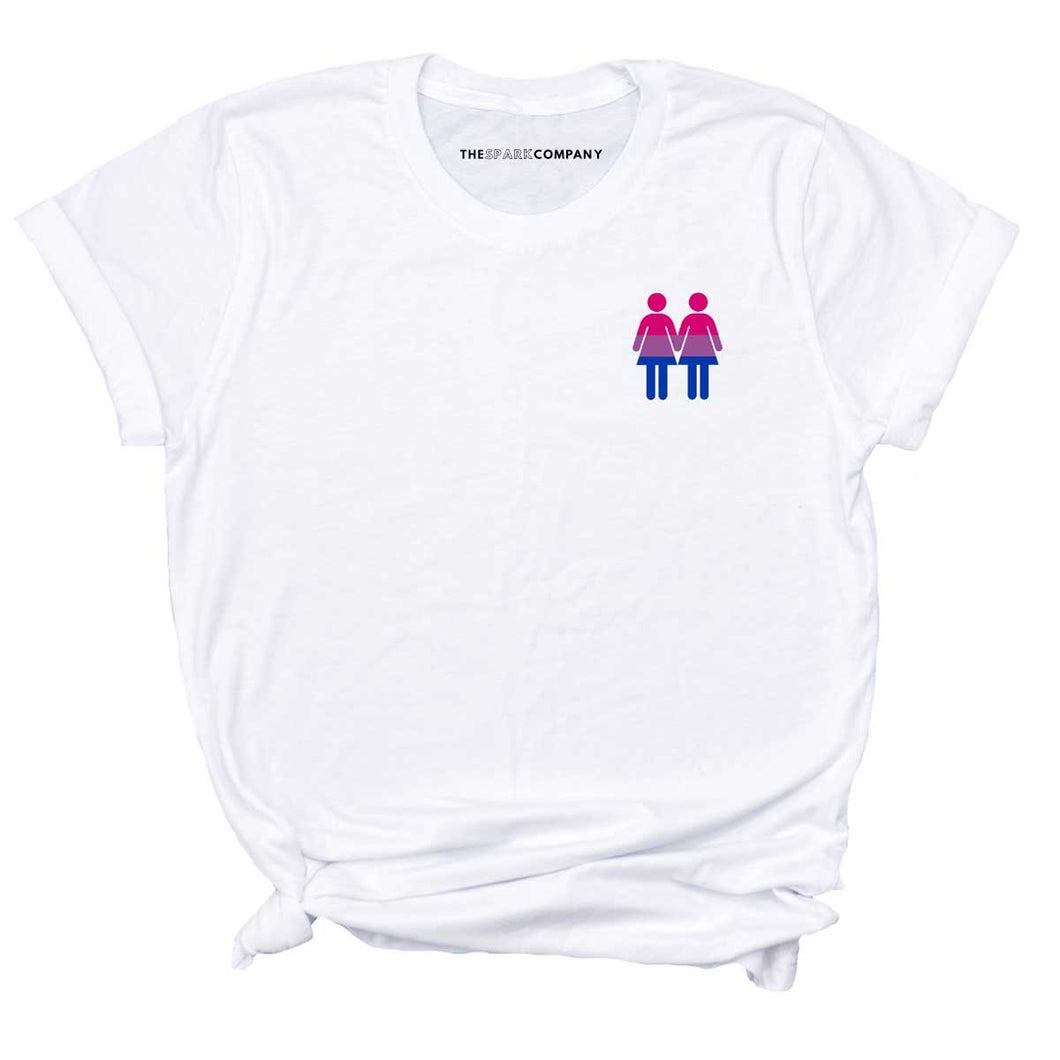 Holding Hands, Bisexual LGBTQ+ Pride T-Shirt