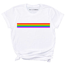 Load image into Gallery viewer, Pride Flag Stripe LGBTQ+ Pride T-Shirt
