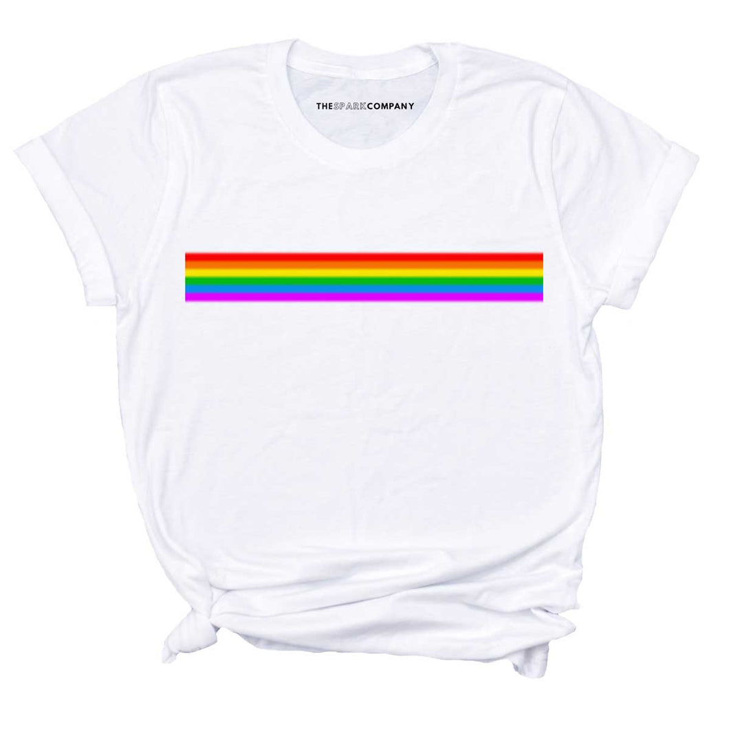 Pride Flag Stripe LGBTQ+ Pride T-Shirt